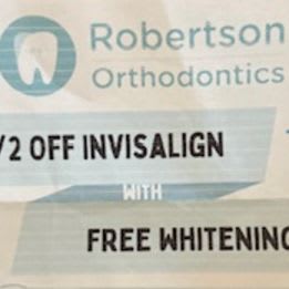 Robertson Orthodontics 1/2 Off Invisalign w/ Free Whitening item