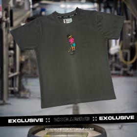 Limited Release: Unisex Adult Golf Girl Tee – Charcoal Gray item