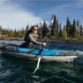 Aquaglide 9’ inflatable Kayak Retail $549 item