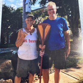 Handmade Hawaiian Paddle. VALUE: $200 item