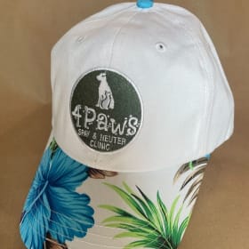 Tropical Floral Cap - Blue item