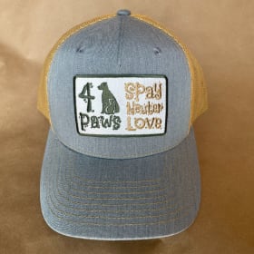 Tri Color Trucker Hat - Gray/Gold/Tan item