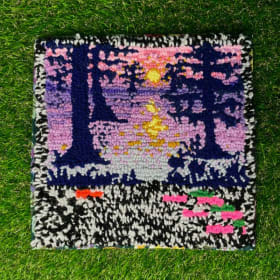 "Memory" Hand-Hooked Rug item