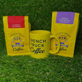 French Truck Coffee Grounds and Mug item