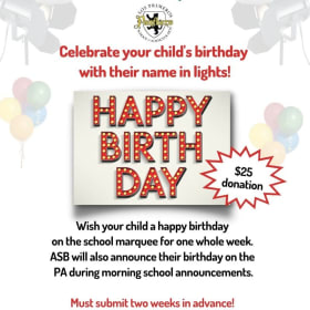 Birthday Marquee item