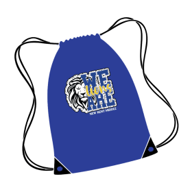 We Are Lions Blue Drawstring Bag item