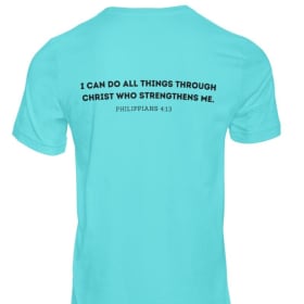 Blue Dryfit Arkfitness Ministry shirt (unisex) item