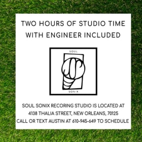 2 Hours of Studio Time at Soul Sonix Recording Studio item