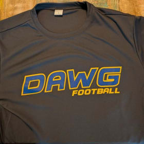 PRE-SEASON SPECIAL  Grey LS "DAWG FOOTBALL" Coaches DriFit item