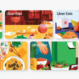 Carte-cadeau 50$ Uber Eats + porte-clé Rebel item