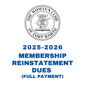 2025-2026 Reinstatement Membership item