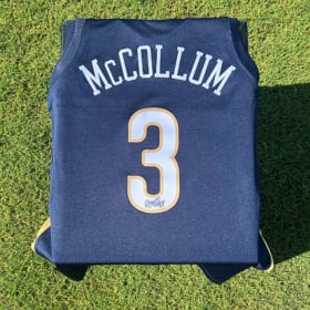 CJ McCollum Autographed Jersey item