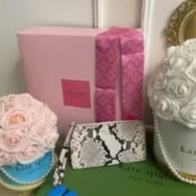 Kate Spade Lucy Snake Embossed Medium L-Zip Wristlet 🐍✨ item