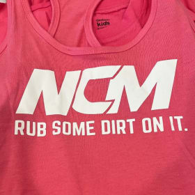 Womens Tank Small Pink with White item