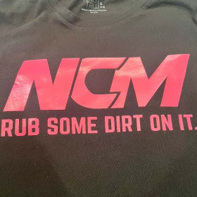 Womens NCM Small TShirt Pink on Black item