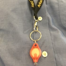 Light-n-lanyard item