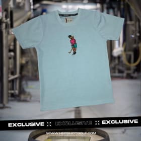 Limited Release: Unisex Adult Golf Girl Tee – Sky Blue item