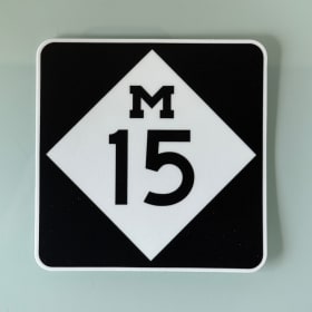 4" M-15 Sticker item