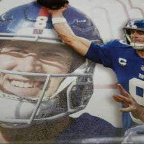 NY Giants Daniel Jones Lithograph Poster item