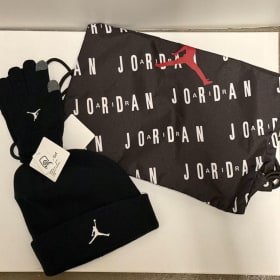 Jordan Knit Cap, Gloves, and Bag item