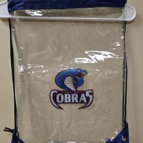 Clear Drawstring Bag SALE item