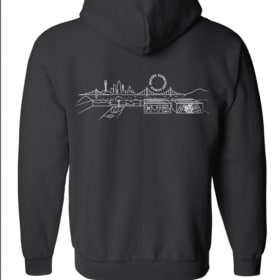 Zip-Up Hoodie Adult Size LARGE item