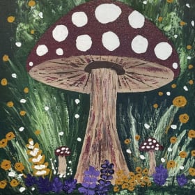 Mushroom 16x20 Canvas item