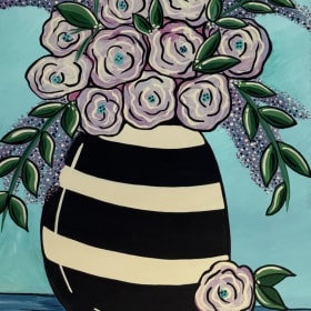 Flower Vase 16x20 Canvas item