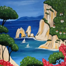 Seaside Cliff 16x20 Canvas item