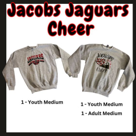 Jaguars Cheer Sweatshirt Size Adult Medium item