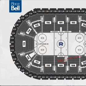 1 paire de billets du Rocket de Laval item