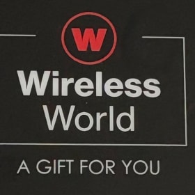 Wireless World Gift Card item