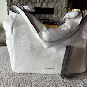 Donna Karan White Leather Purse item
