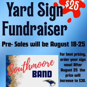Band Yard Sign item