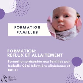 Formation : Reflux et allaitement item
