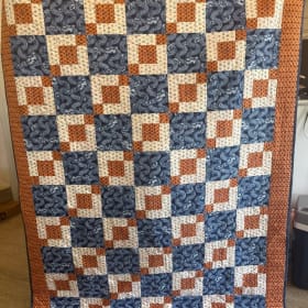 Hand Crafted Lap Quilt item