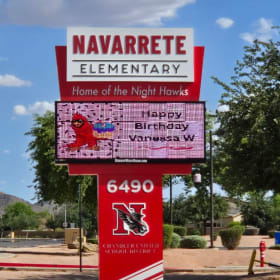 Birthday Shoutout on Marquee- VIP item