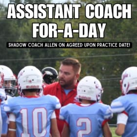 Assistant to Coach Allen for the day! item