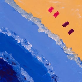 I went to the beach with my friends. item