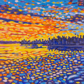 Lake Chetek summer sunrise beautiful mornings. item