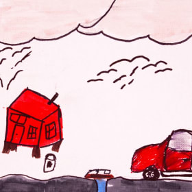 When I went out to my ice shack and started to fish. item