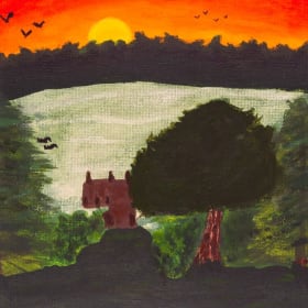 Watching the sunset on a warm summer night item