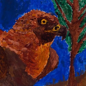 As we drove, we spotted eagle nests item