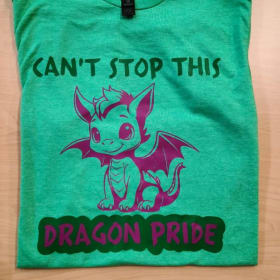 Adult Size Can't Stop This Dragon Pride T-Shirt item