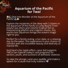Aquarium of the Pacific for Two item