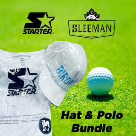 Exclusive Hat and Polo Bundle from Starter/Sleeman MSRP: $50 item