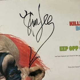 THE DICKIES KILLER KLOWNS RECORD SIGNED BY SINGER STAN LEE item