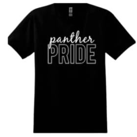 Panther Pride Black T-shirt (2XL) item