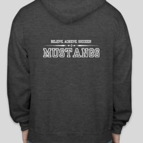 Adult Grey Zip Up Sweatshirt - Presale item