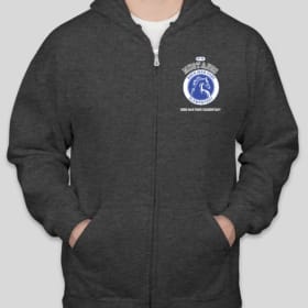 Youth Grey Zip Up Sweatshirt - Presale item